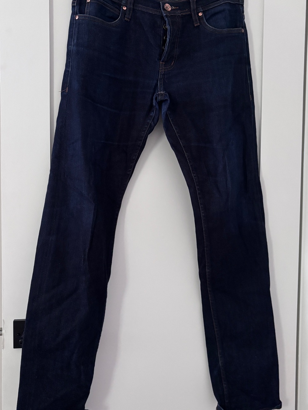 Men's Skinny Jeans in Dark Indigo